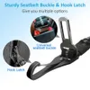 Hundhalsar Leases Seatbelt UPPDATERAD 3in1 Petbilstolbälten för hundar Tether med Clip Hook Bungee Safety Belt Swivel Carabiner Z0609