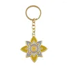 Игра для ключей Genshin Impact Albedo Star Shape Metal Emale Emale Keychain Keyring Key Chaine Accessories