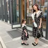 Roupas Combinadas para Família Mãe e Filha Chiffon Dres Vestidos de Verão Espanhol França Boutique Bebê Meninas Vestido Mommy Me Roupas 230608