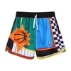 Sportstijl voor heren Vrijetijdssportshorts City Tone Driedelige broek Modetrend Lente, zomer Fitnesstraining Basketbalbroek met print Heren en dames Koele zomer