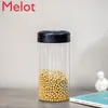 Storage Bottles Vacuum Glass Sealed Can Snack Tea Milk Powder Coffee Bean Tank Kitchen Jar