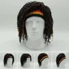 Beanie/Skull Caps Reggae Dreadlocks skallies unisex jamaican stickade mössor peruk Braid hatt rasta hårhat ​​beanies 230608