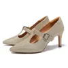 Sapatos sociais primavera super salto agulha bomba bico fino couro envernizado 8 cm fino fashion raso sexy sapato casamento dourado