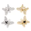 Charmes 1 PC Cuivre Micro Pave Multicolore Papillon Animal Clair Cubique Zircone Pendentif DIY Collier Bijoux Cadeaux 21.5mm X 16.5mm