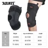 Genouillères coudières AOLIKES Spring Support Running Basketball Randonnée Compression Absorption des chocs Respirant Ménisque Protecteur 230608