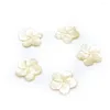 Charms Natural Seawater Shell Craved Flower Pendant для создания элегантных модных женских ювелирных украшений DIY Accessories Accessories