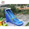 Summer outdoor water slide for kids 18ft 20ft 22ft blow up water slide inflatable tropical marble kids water slide