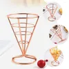 Present Wrap 2 PCS French Fry Basket Stand Fries Cone Holder Cups Snack