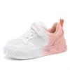 Été nouvelles petites chaussures blanches pour enfants baskets en maille antidérapantes pour enfants pour garçons et filles chaussures de sport.