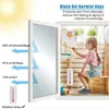 Window Stickers One-Way Film Privacy Sunscreen Heat Insulation Glass Sticker Shading Reflective Self-adhesive