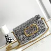 Handbag Designer Shoulder Bag Chain Messenger Purse Luxury Handbags Fashion Bright Decoration Gold Hardware Letter Women Bags
