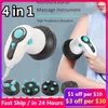 Andra massageföremål Anti Cellulite Massager Electric Full Body Slimming Massager Roller Handheld Infrared Massage för armben Hip Belly Fat Remover 230608