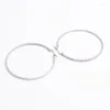 Hoop Earrings Fashion Women Circles Color Stainless Steel Round Cable Waire Pendientes Jewelry For A Gift