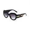 Óculos de sol polarizados de grife Óculos de sol para homens e mulheres Luxo Grande Redondo UV400 Anti-reflexo Armação completa Esportes de verão Férias na praia Chá marrom