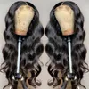 Brésilienne Body Wave Lace Front Perruques de Cheveux Humains 13x4 HD Frontale Perruque Fantaisie Préplumé Fermeture Pour Les Femmes