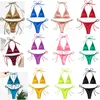 Kvinnors badkläder Swimears Pure Color Satin Material Kvinnor Sexig bikinis Set 230608