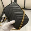 2023 High Quality Fashion Luxury Brand Bag Favorite Handbag Lady's Cross Body Bag Chain Shoulder Bag Coin Purse 598597