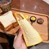 Darmowe hurtowe kreskówki miękki silikon 3D TOast Chleb