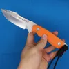 M2371 Couteau de chasse extérieur droit 5Cr13Mov Satin Drop Point Lame G10 Poignée pleine soie Couteaux à lame fixe avec Kydex et sifflet de survie