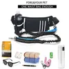 Sacs de plein air sport course taille sac lumineux Jogging randonnée téléphone portable avec porte-bouteille chien laisse pour marcher le