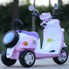 3-6 år gammal barns elbil Elektriska motorcykel TRYCHER TROLLER TROCK RECHARGABEL BABY BART TAIL