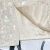 Женские куртки моды с блестками белая куртка взлетно -посадочная полоса Desgin Crasual Cover Covered Круглый круглый пальто