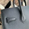 Handbag Platinum Tote Designer Leather Bag Handmade Wax Thread 30 Litchi Pattern German Calf Togo Sewn Fnic