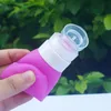ディスペンサージャーの空の化粧容器サンプルシリコーンスクイーズコンテナサプライパッケージボトルストレージコンパクトポットクリーム