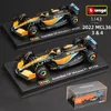 Diecast Model car Bburago 1 43 McLaren MCL36 #3 Daniel Ricciardo #4 Lando Norris Alloy Luxury Vehicle Diecast car Model Toy Formula One 230608