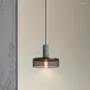 Hanglampen Retro Industrieel Licht Binnen LED Cement Opknoping Ijzer Lampenkap Slaapkamer Voor Hal Cafe Bar Tafel Verlichting Armaturen