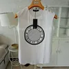 Womens Designer T Shirts Summer Coin Print Sleeveless Tank Ladies High Quality Short Sleeve Letter Prints Clothing