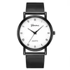 Wristwatches 2023 Men's Watches Luxury Stainless Steel Bracelet Minimalism Black Sports Male Timepiece Top Selling Erkek Saat