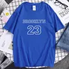 T-shirts pour hommes Brooklyn 23 Usa City Street Letter Chemise d'impression de haute qualité Homme T-shirt en coton Drôle Vêtements doux Rétro Cool T-Shirt Hommes