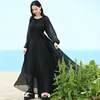 Abiti casual Primavera Donna Chiffon Party Abito lungo manica lunga Hawaii Bangkok Plus Size Beach Wedding Guest Colore caramella Damigella d'onore