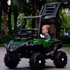 Elektrische Auto voor Kinderen Kinder Buggy Dual Drive Rijden Auto 4 Wheel Drive Outdoor Speelgoed met Spel Kinderen Rijden op Auto's voor Volwassenen