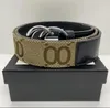 A113 Designer donna elt Uomo Jeans Cinture Snake Big Gold Buckle Taglia 105-125 CM con scatola Bs