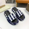 Casual Shoes top quality Women's summer flat bottom sexy women's fashion outdoor beach sandals designer high slide leather platform slippers House slippers BR2601