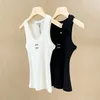 Cotton Sport Tank Tops Woman Vest Yoga Tees Women's T-Shirt Tank top anagram loewee crop top tank designer top T Shirts Women Knits Tee lowewe