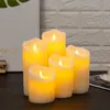 Candles 1PCS Medium Led Simulation Tearing Swing Electronic Candle Light Household Smokeless Lighting Birthday el Wedding Decoration 230608