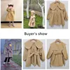 Tench Coats Girls Girls Fashion Twilar Windbreaker 2023 Spring and Autumn Corean Version Baby Tunic Jacket Girl 230609