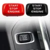 Novo botão de partida do motor do carro Substitua a tampa para parar Swtich chave Decor Guarnição Adesivo Para Volvo V40 V60 S60 XC60 S80 V50 V70 XC70 Estilo do carro
