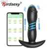 Vibromasseur anal pour hommes APP Vibromasseur télésique à distance Masseur de prostate masculin Gode Butt Plug Vibrator Anal Adult Sex Toys Pour Hommes L230518