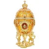 Scatole per gioielli Scatola per uova smaltate Gingillo Uova di Pasqua Regalo per il giorno Custodia Decorativa Vintage Vuota Collana 230609