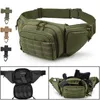 Sacos ao ar livre arma tático bolsa de cintura coldre peito treinamento caminhadas tiro caça pistola cs airsoft paintball combate 230608