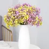 Coroas de flores decorativas buquês de respiração de bebê seco colorido branco Gypsophile flor seca natural Gypsophila decoração de casamento decoração de casa nórdica 230608