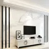 Wall Stickers 6M Metal Wall Sticker Flat Decorative Lines Self-adhesive Ceiling Background Wall Decor Strip Trim Home Room Decoration Decals 230608