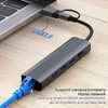 امتداد المنفذ خفيف الوزن -قابلة للاستخدام من نوع USB Type -C محمول ملحقات كمبيوتر محمول.