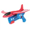 Fête faveur mousse légère avion lanceur avions planeur main lancer catapulte jouet pour enfants pistolets avion jeu de tir cadeaux