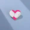 Broches Pins voor Dames Mode Broche Pins Mother's Love Moeder en Baby Love Heart Clips voor Jurk Doeken Tassen Decor Emaille Sieraden Badge Groothandel