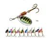 Приманки приманки EST Metal Spoon Spinner Fishing Lure 16pcs Set Spoonbait Crankbaits Рыболовка Wobblers для щуки Crochet Kit Artificial Bait 230608